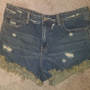 Free People Denim shorts